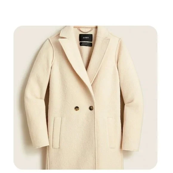 J. Crew Jackets Coats J Crew New Daphne Topcoat In Italian Boiled Wool Poshmark